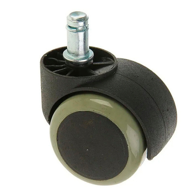 Колесо мебельное, d=50 мм, со штифтом 11x22 мм, c мягким ходом, без тормоза 1874251