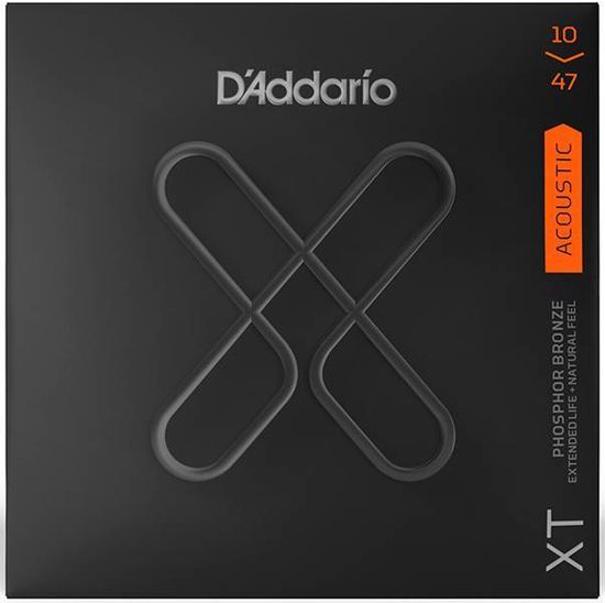 Струны для акустической гитары 10-47 D'ADDARIO XTAPB1047
