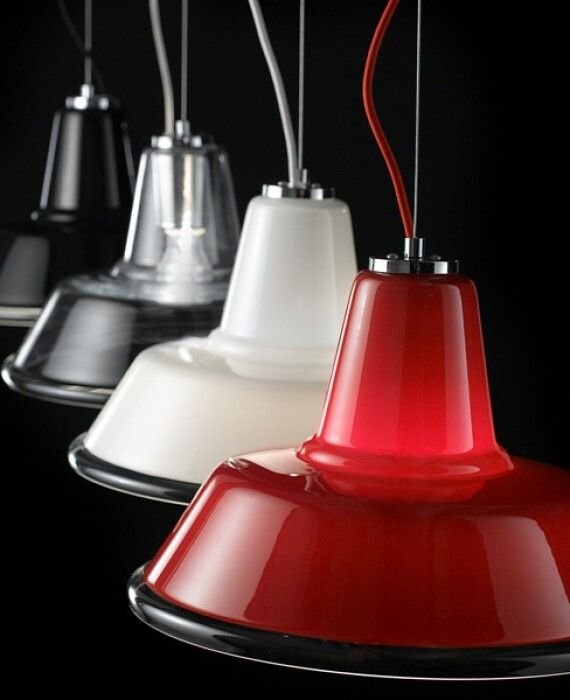 Подвесной светильник Selene Illuminazione Lampara cromo/red/white 2756-002029011