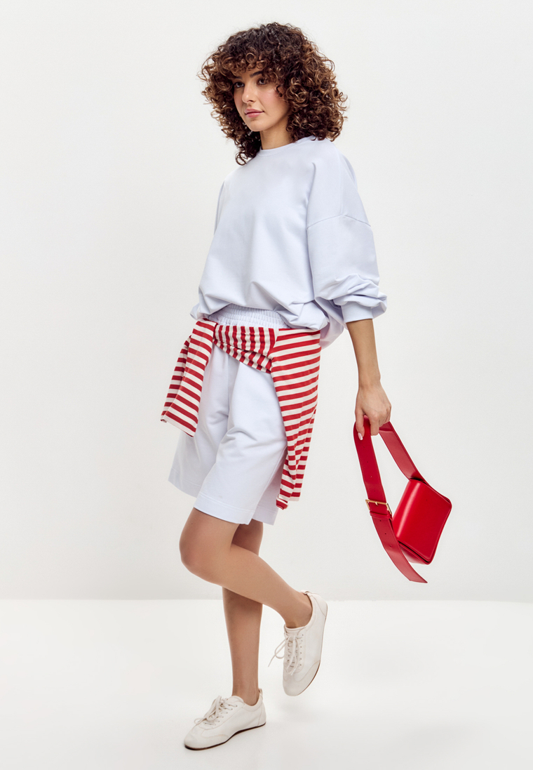 Лонгслив прямого силуэта