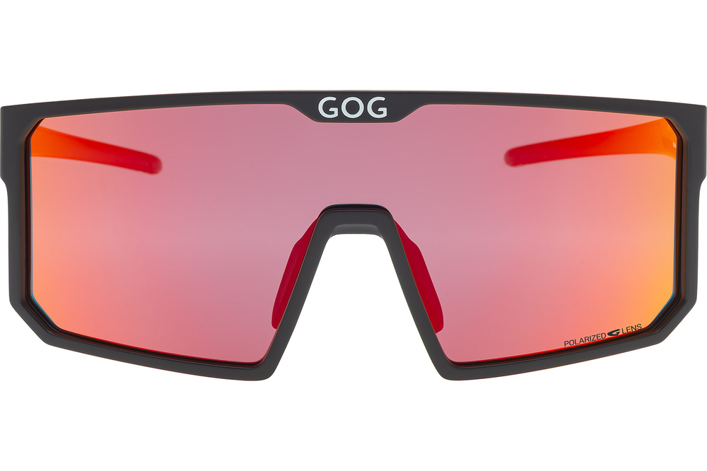 Спортивные очки GOG Maat / Matt Black / Polarized Reflex Red