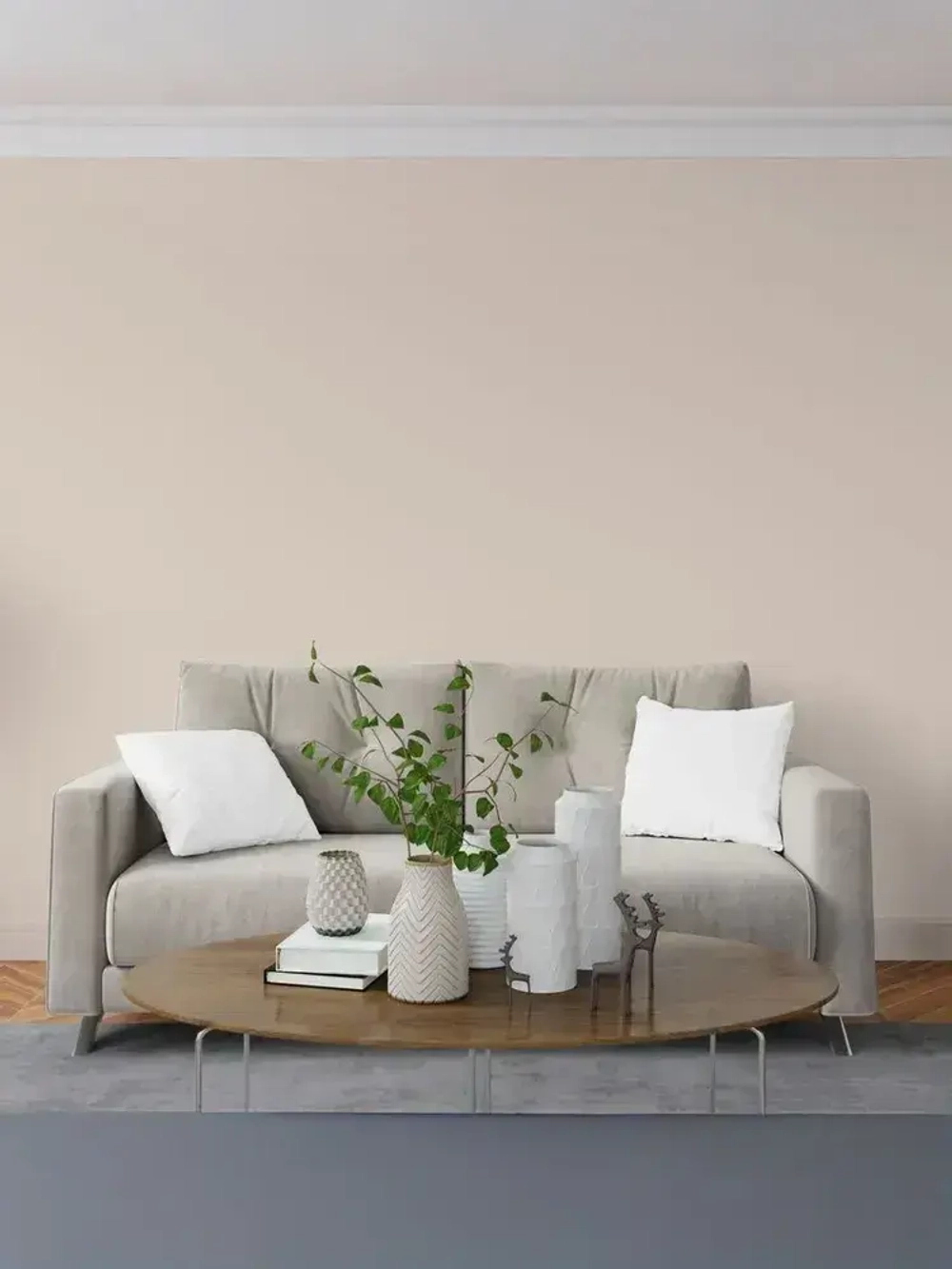 Lacrima color Краска Быстросохнущая, Гладкая, до 100°, Водоэмульсионная, Акриловая дисперсия, Глубокоматовое покрытие, 1 л, 1.4 кг, бежевый