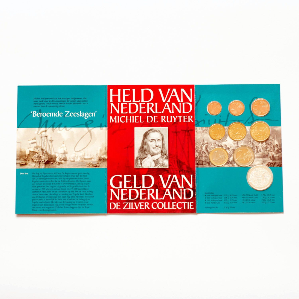 Netherlands 2007 Year Sets "Michiel de Ruyter" 6 Coin Sets