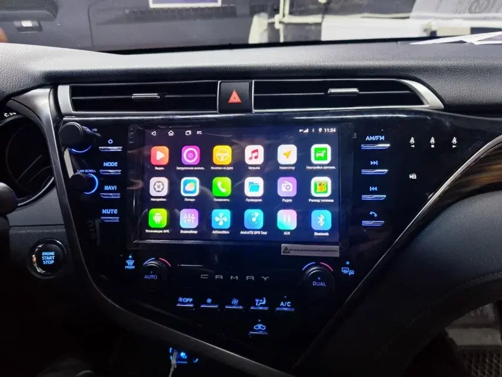 Магнитола для Toyota Camry 70 2017-2020 (c JBL и климатом на ШГУ) - Teyes CC3-2K на Android 10, 2K QLED, ТОП процессор, CarPlay, 4G SIM-слот