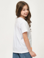 Детская футболка с принтом Silver (Размер: 128-134) (Цвет: белый)