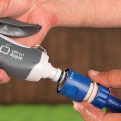 GWHM20-040 GREEN APPLE Пистолет-распылитель, пластик, регулируемая латунная форсунка, 3 режима