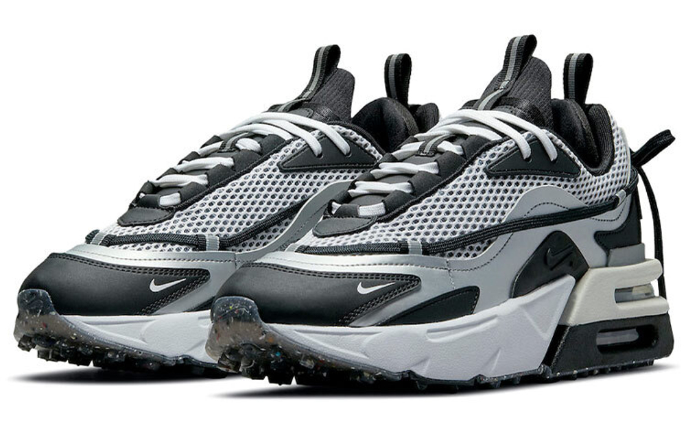 Кроссовки Nike Air Max Furyosa Nrg "Silver And Black" (Женская размерная сетка)