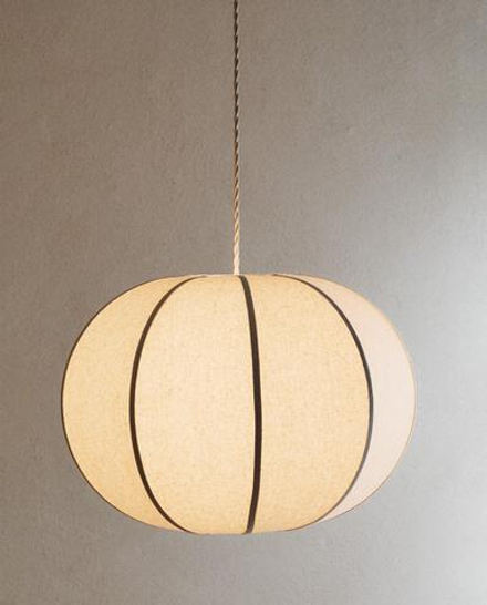 Zara Home Потолочный светильник, цвет экрю, 24.5 см
