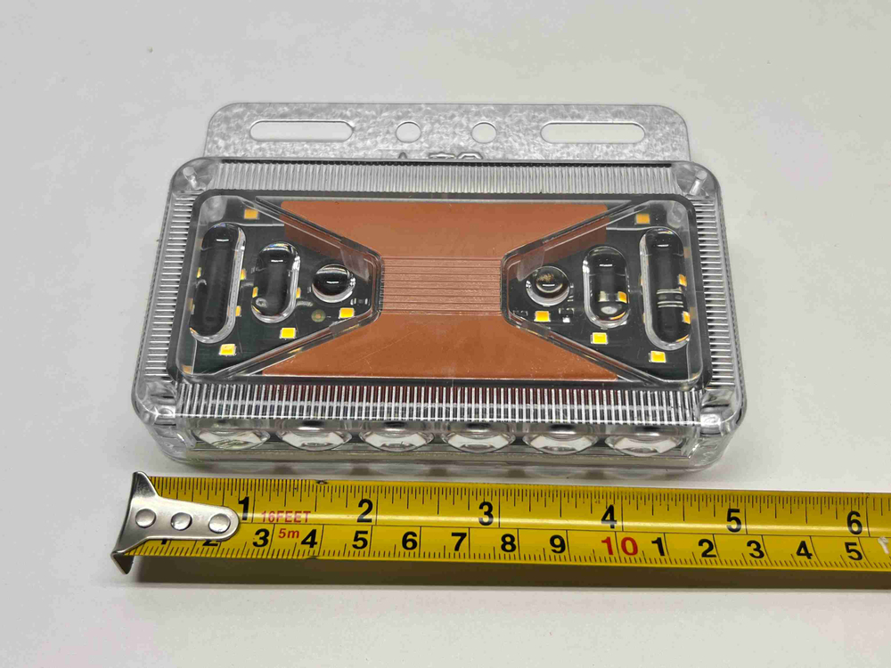 12V / Боковые Светодиодные габаритные фонари, 12 вольт, оранжевый, СуперЛед (за 1 шт.) -