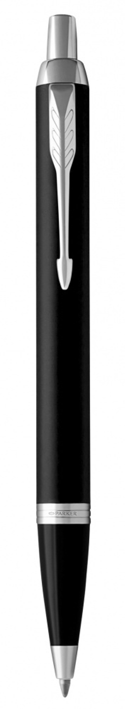Шариковая ручка Parker IM Mat Black CT лак матовый, стержень: M, цвет чернил: blue, в подарочной упаковке.