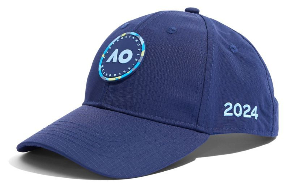 Теннисная кепка Australian Open Kids Round Logo Cap (OSFA) - navy