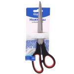 Ножницы универсальные бытовые «ИДЕЯДОМА», цвет черный, 23.7см (блистер Селфи)