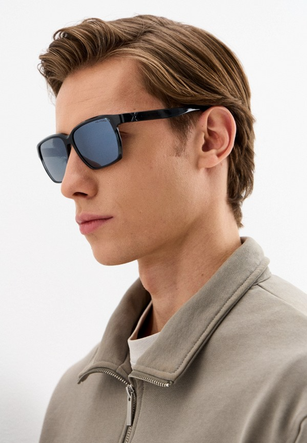 Спортивные очки HILX Rebel Shiny Crystal Grey / Black Mirror Polarized Lens