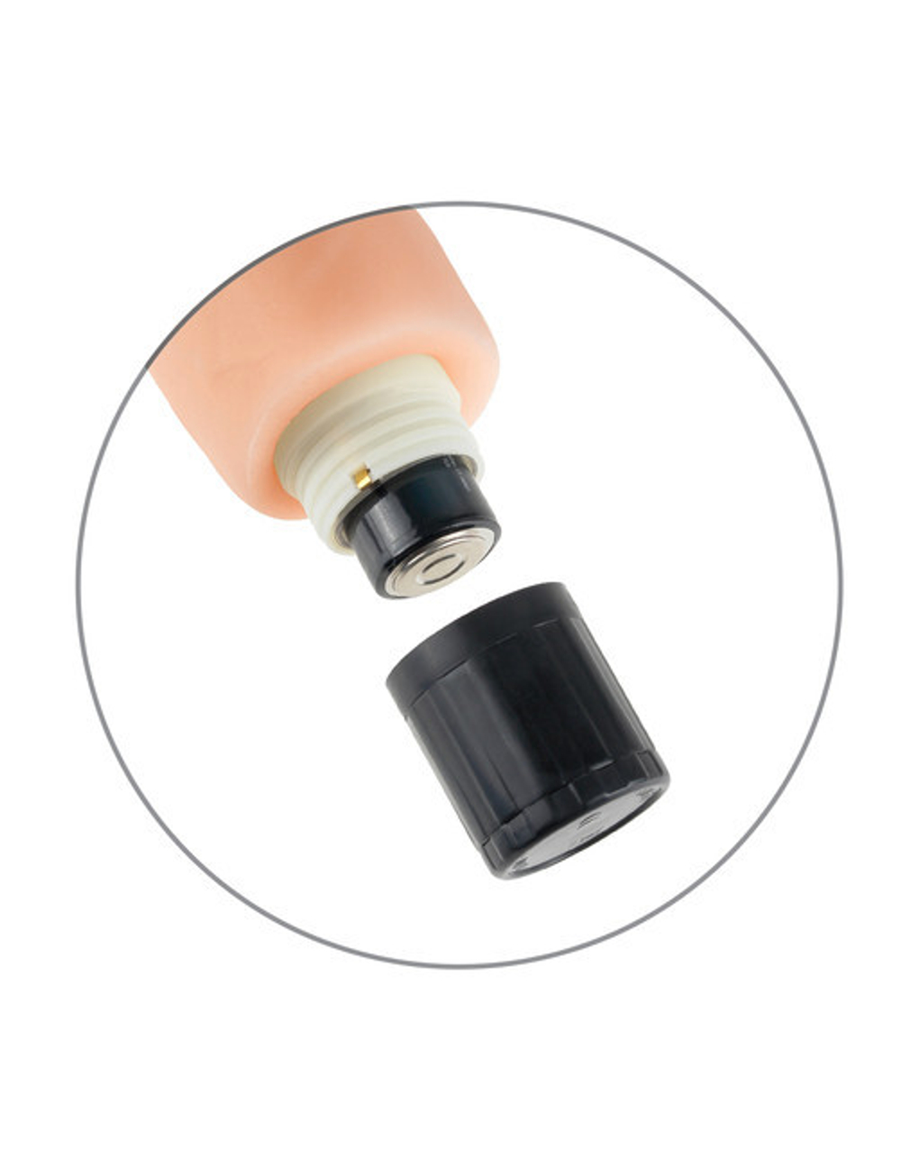 Водонепроницаемый вибратор Real Feel №9 (Цвет: телесный)