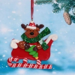 Подвеска Сandy «Новогодний экспресс» 10*10 см, в ассортименте