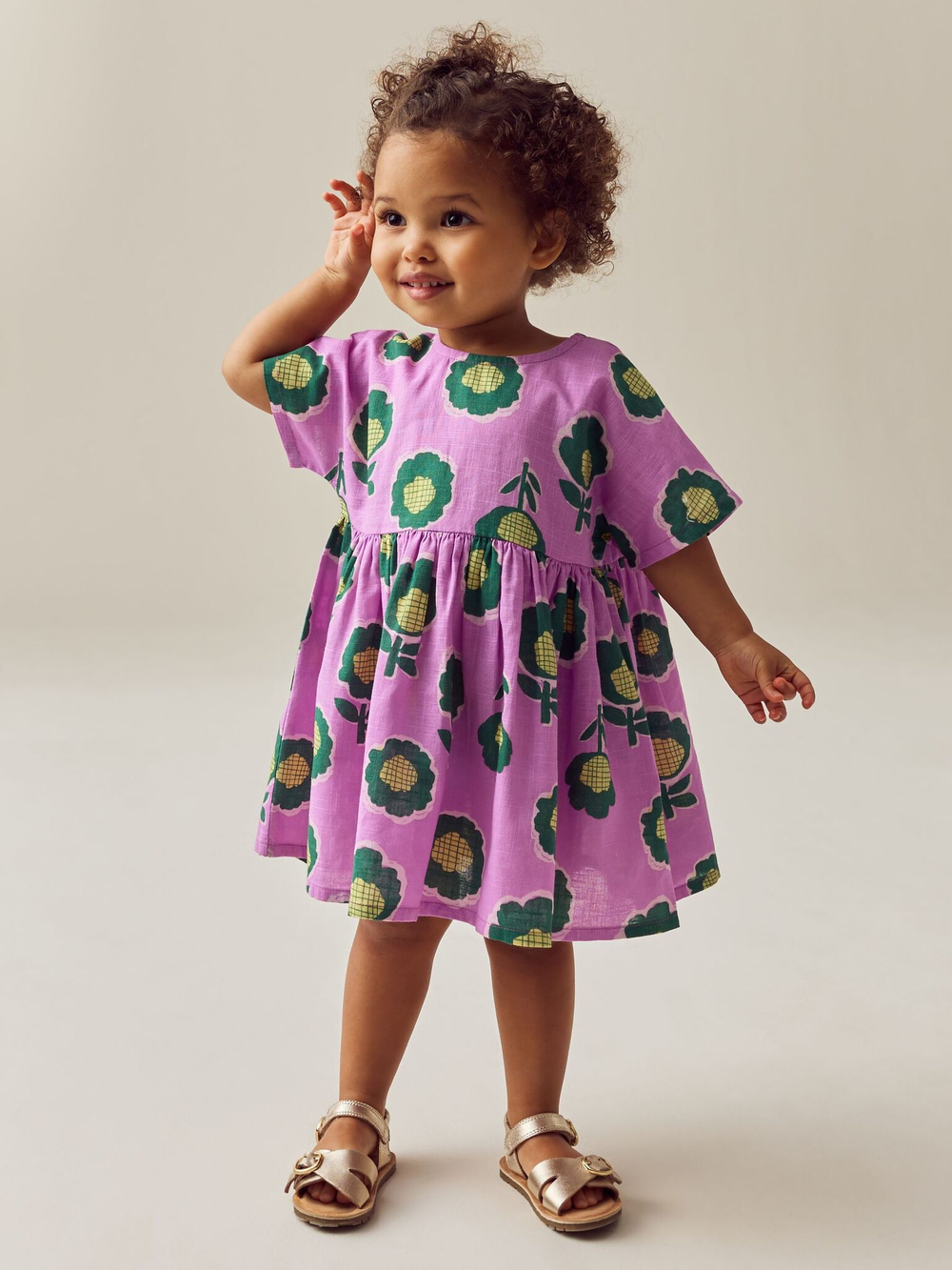 Платье для девочки Next E37-887, Фиолетовый