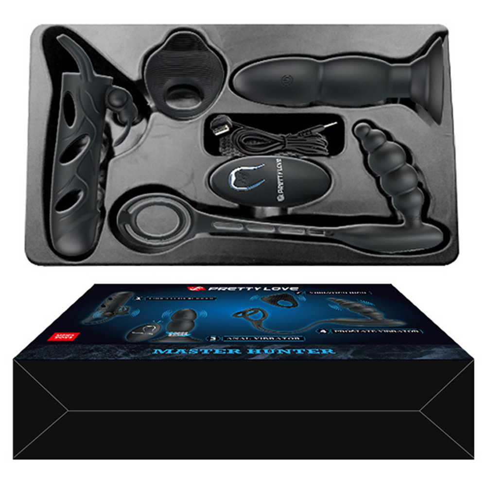 Стильный набор секс-игрушек Pretty Love Master Hunter BW-012013