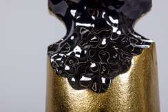 Ваза для цветов "Абстракция" золото