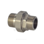 Соединитель латунь никель американка Ду 15 (1/2") прямой НР/НР SantechSystems