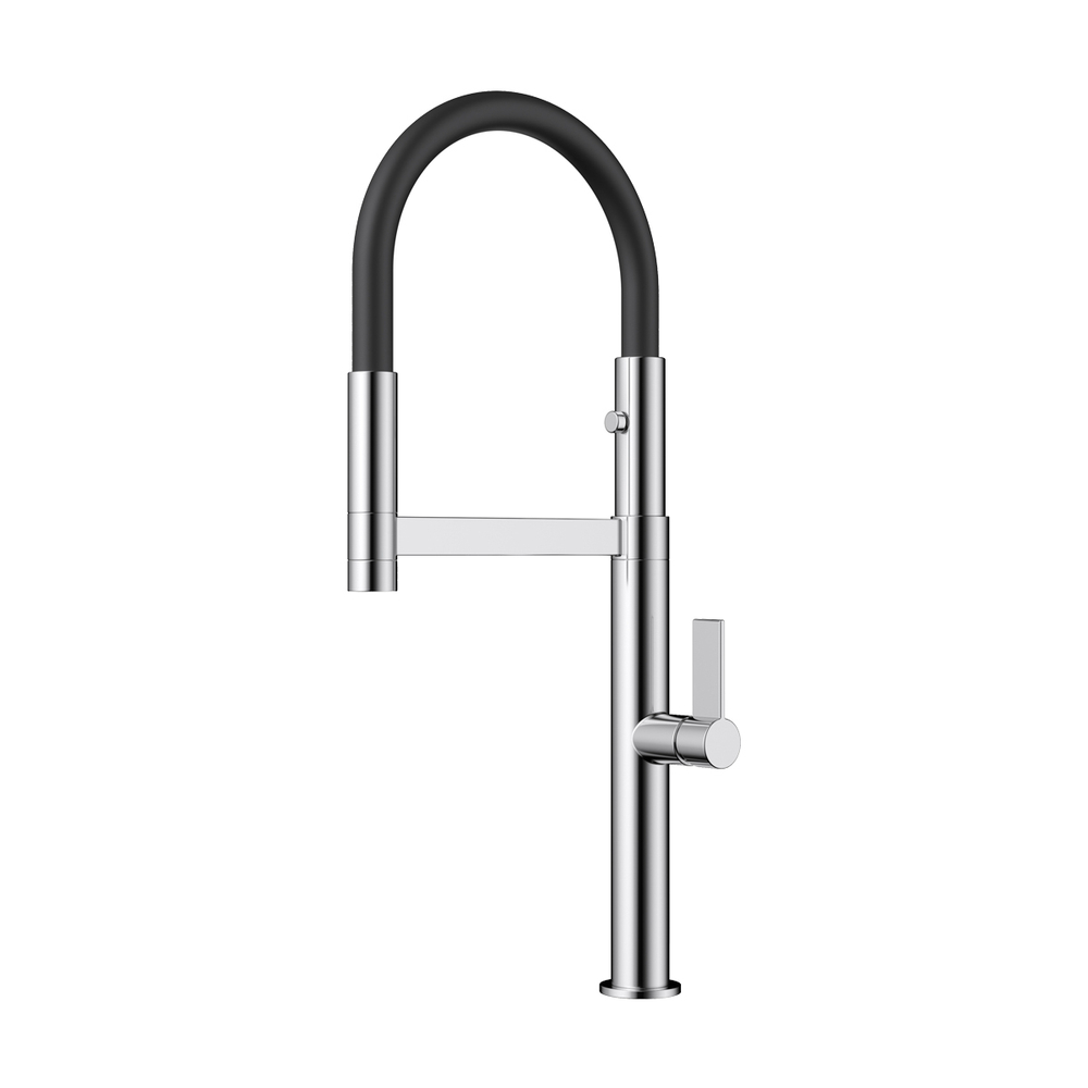 Смеситель для кухни Omoikiri Osaka C-BL Хром/черный 4994333