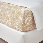 Простыня на резинке IKEA JATTEVALLMO (ЙЭТТЕВАЛЛМО), Желтый с рисунком, 180х200 см