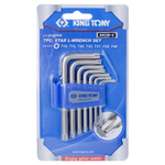 KING TONY (20307PR) Набор Г-образных ключей TORX, T10-T40, 7 предметов