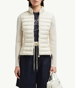 Жилет вязаный женский с утеплением и капюшоном от Moncler