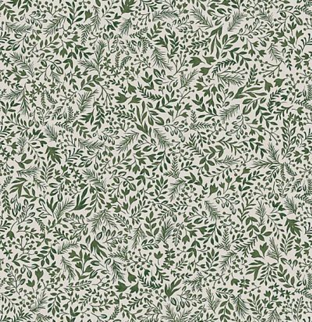 Мелкораппортный растительный дизайн с листьями