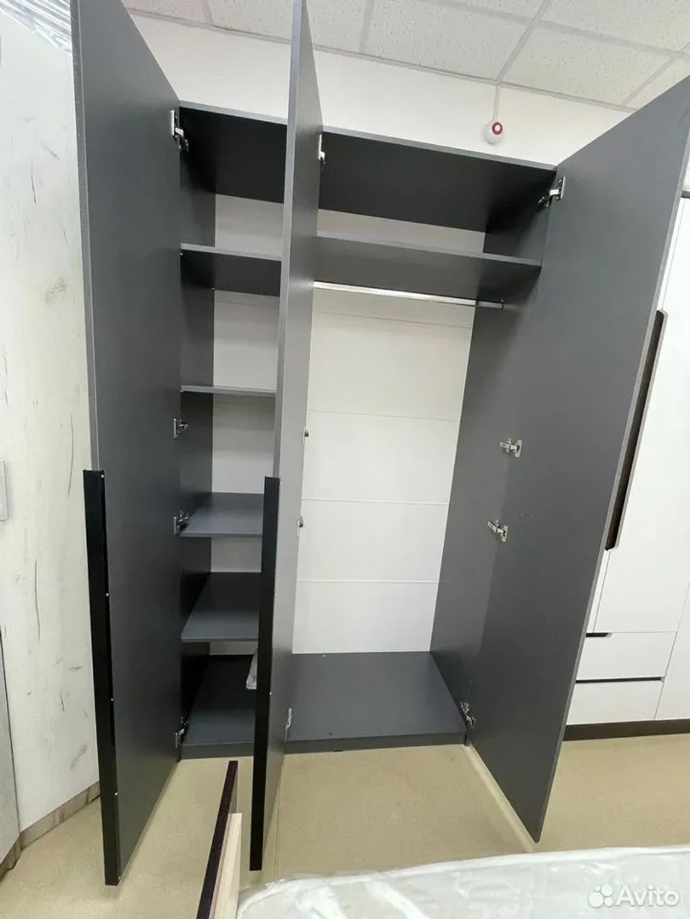 Шкаф распашной «ШК 5» Графит 120 см