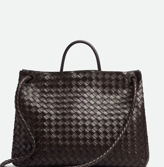 Сумка Bottega Veneta Andiamo коричневый