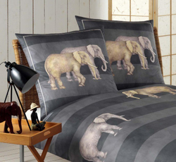 Наволочка 40x15 Elegante Elephant синяя Германия