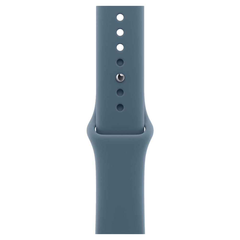 Умные часы Apple Watch Series 11 GPS, 46mm, Silver Aluminium Case with Anchor Blue Sport Band, M/L