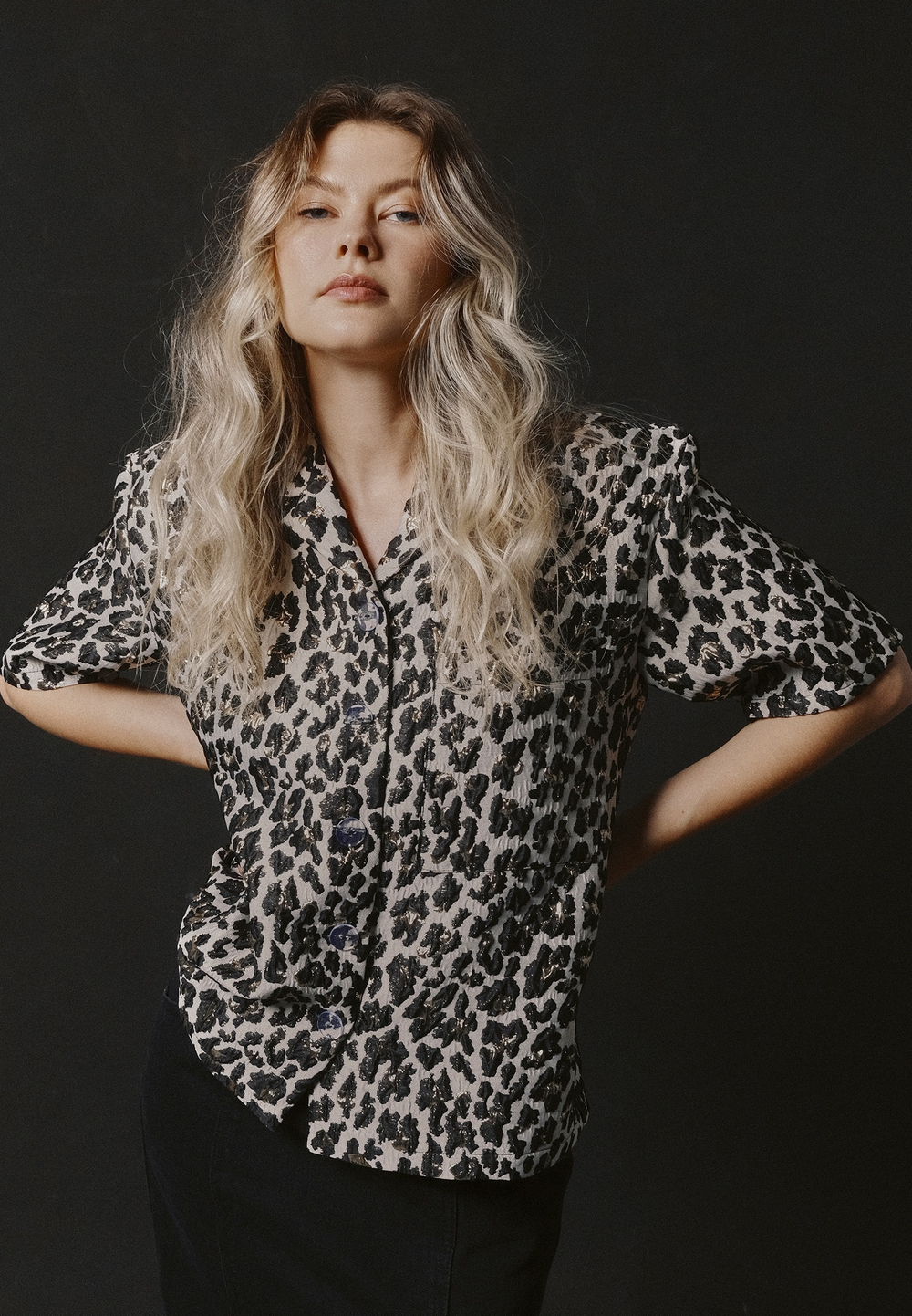 Leopard beige shirt