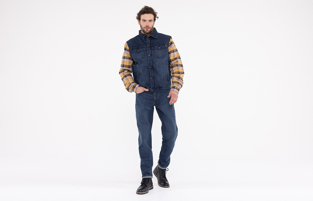 Джинсовый жилет John Doe Trucker