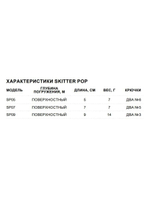 Воблер Skitter Pop 09, 9см, 14гр, цвет FT, плавающий