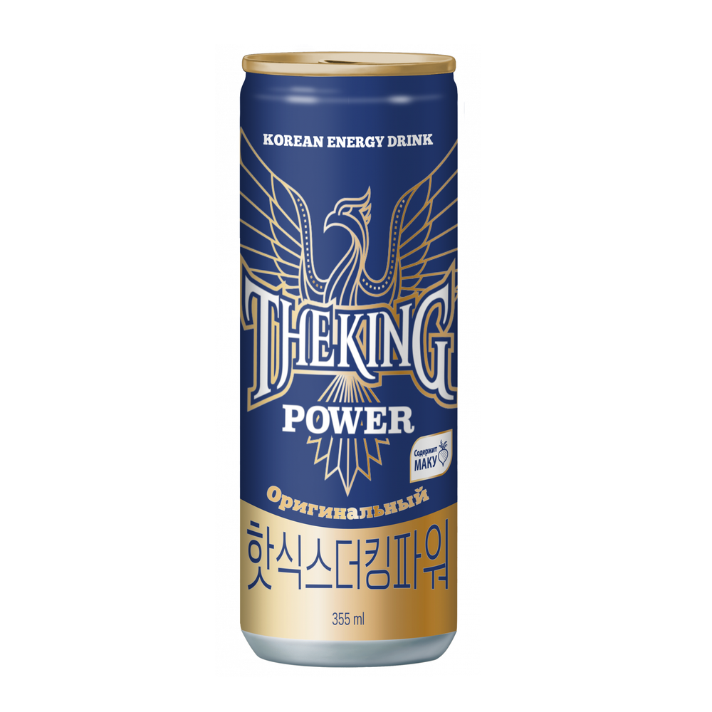 Напиток безалкогольный энергетический The King Power, 355 мл