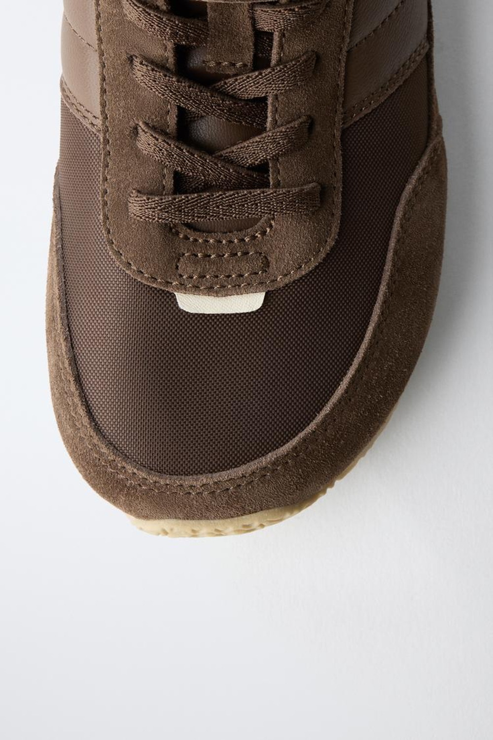 ZARA СПОРТИВНЫЕ КРОССОВКИ BAREFOOT, КОРИЧНЕВЫЙ