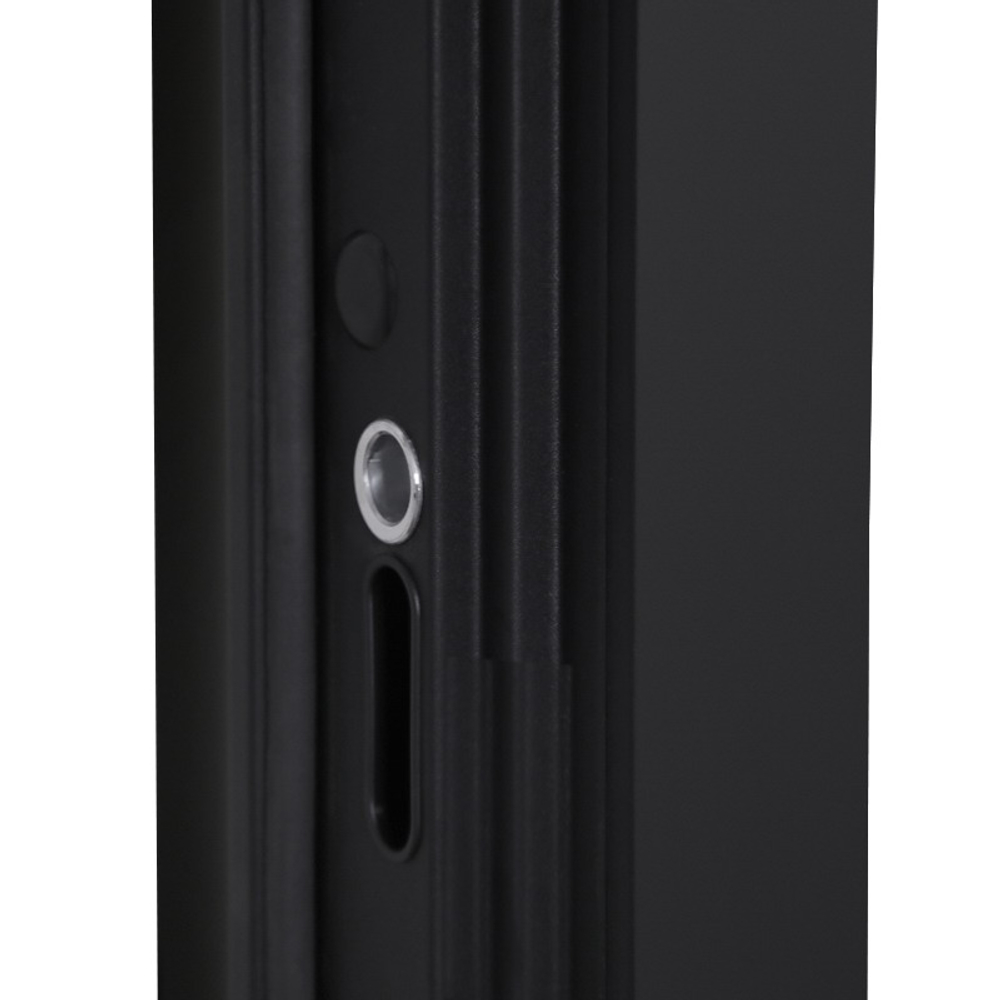 Стальная дверь "Макс 3D" с зеркалом (биометрический замок Y12). Заказная модель.