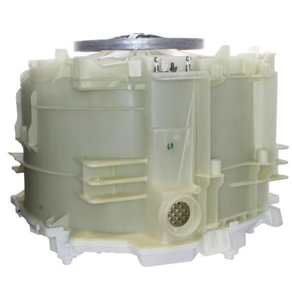 259987 Бак в сборе с барабаном +ТЭН+шкив+ ребробойники для стиральных машин Аристон