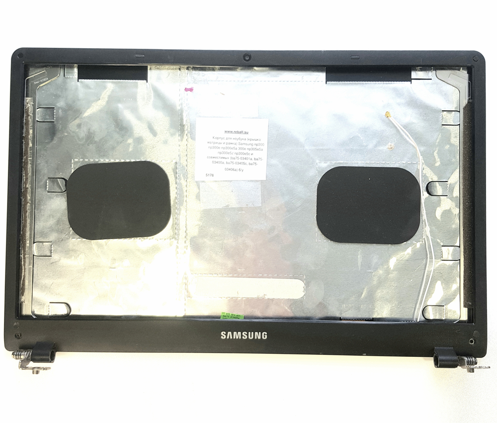Корпус для ноутбука(крышка матрицы и рамка) Samsung np300, np300e, np300e5a, 300e, np305e5a, np300e5z, np300e5с (ba75-03401a, ba75-03400a, ba75-03405c, ba75-03406a)