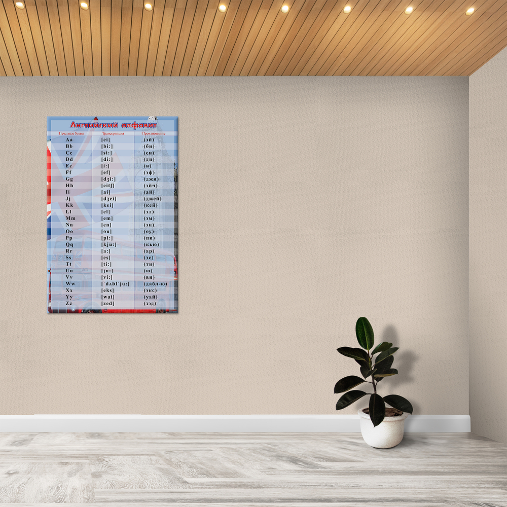 Стенд Английский алфавит 150000716