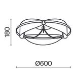 Потолочный светильник Maytoni MOD281CL-L45BS3K
