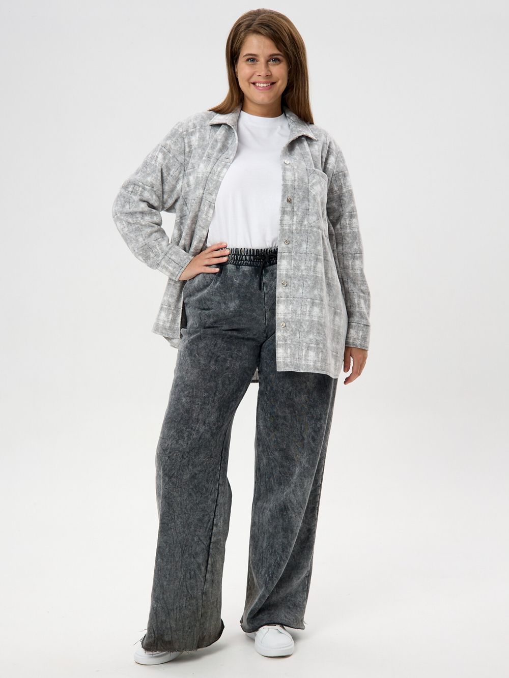 Рубашка Вселенная Виотекс СЕРЫЙ