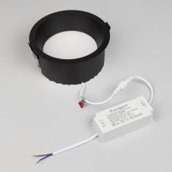 Светильник MS-DROP-BUILT-R158-30W Warm3000 (BK, 90 deg, 230V) (Arlight, IP54 Металл, 5 лет) 041497