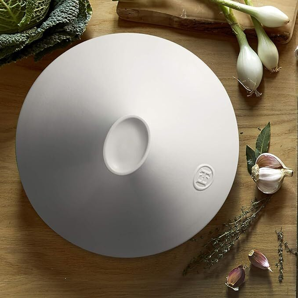 Тажин Emile Henry Delight Slate & White, 32 см