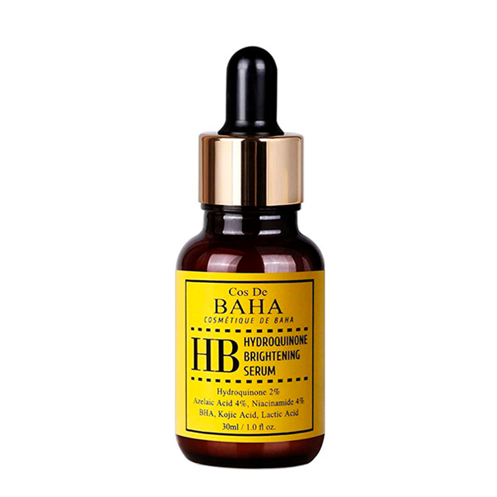 Сыворотка с гидрохиноном и кислотами Cos De Baha Hydroquinone Brightening Serum (HB), 30 мл
