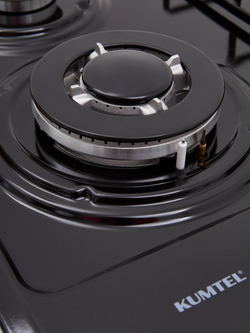 Варочная панель Kumtel KH-43-21, эмалированная сталь, газовый контроль, электроподжиг