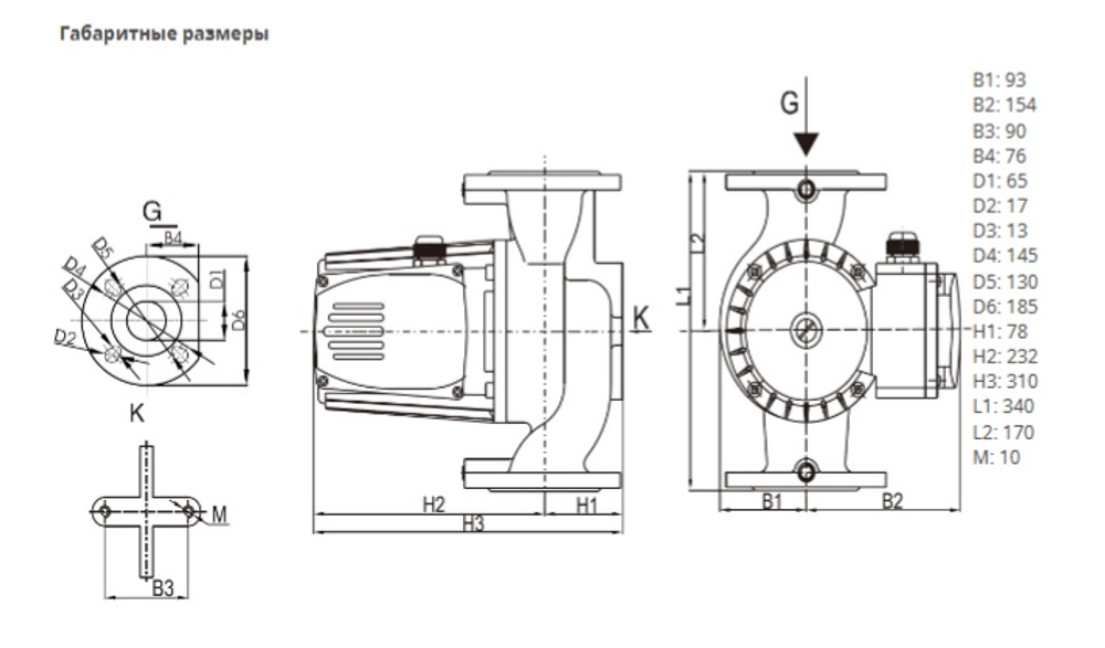 Насос NOZ 65/10 DM