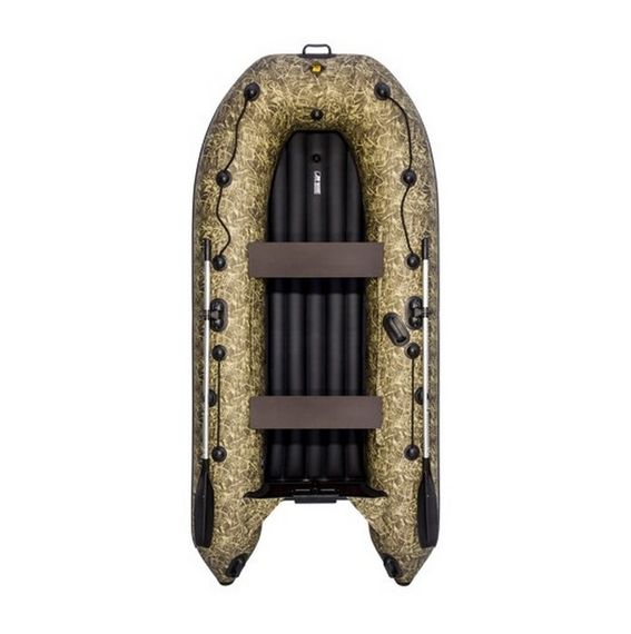 Надувная лодка Ривьера 3200 НДНД Компакт Luxe (камуфляж)