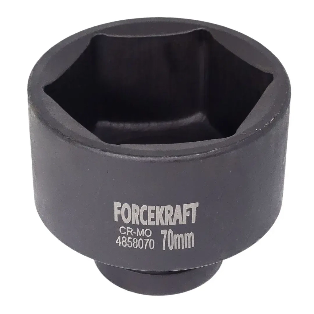 Головка ударная 1'', 70мм (6гр.) FORCEKRAFT FK-4858070